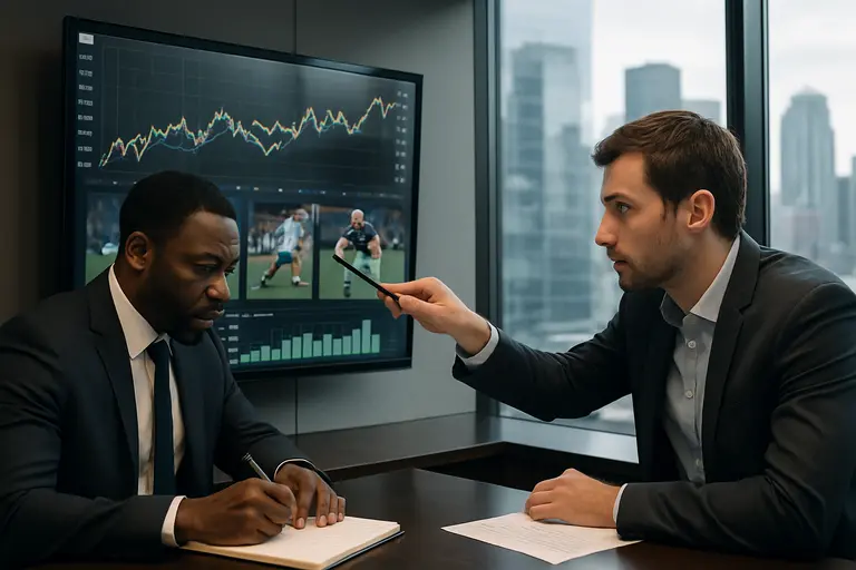 Checklist beside sportsbook pricing screens on a desk