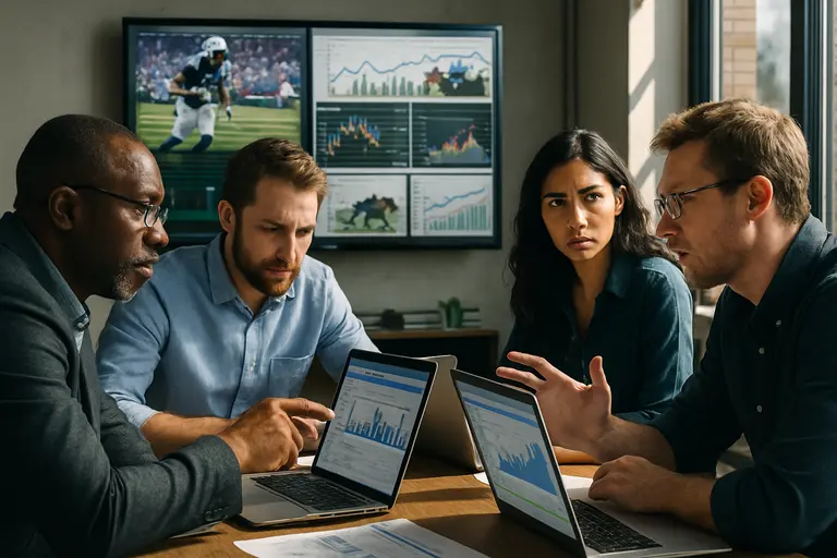 Spreadsheet and charts used to compare exchange contracts with sportsbook products