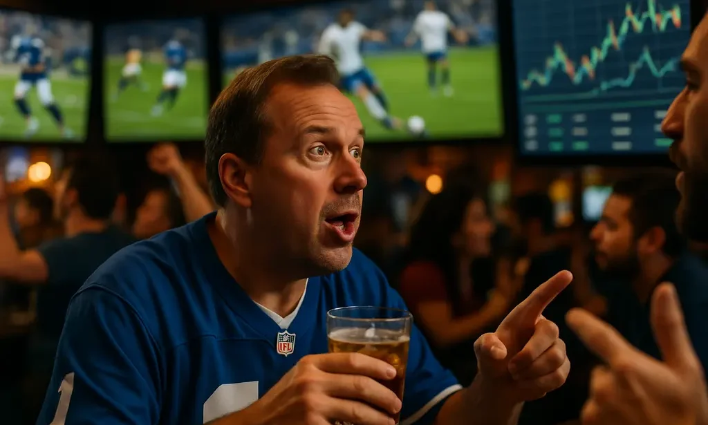 Analyst reviewing Legal Wagering Metrics charts for U.S. sports betting performance