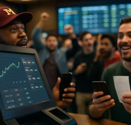 Maryland Betting Performance dashboard comparing mobile and retail sportsbook metrics