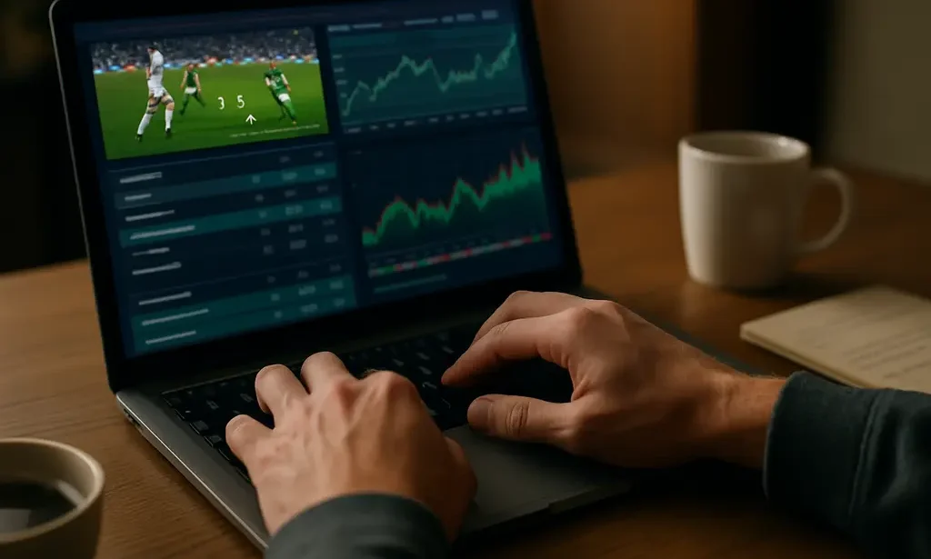 online betting strategies dashboard comparing retail and mobile sportsbook channel data