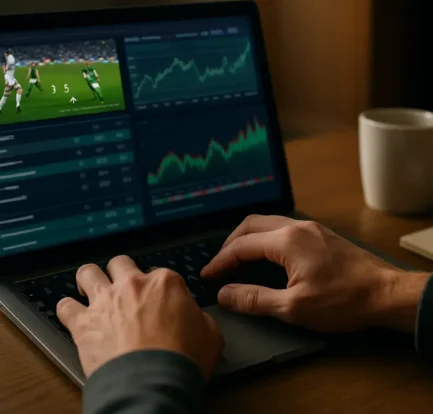 online betting strategies dashboard comparing retail and mobile sportsbook channel data