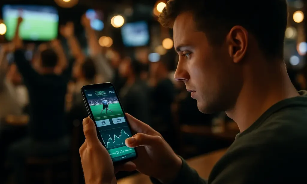 Analyst comparing retail handle data with online sportsbooks market share charts