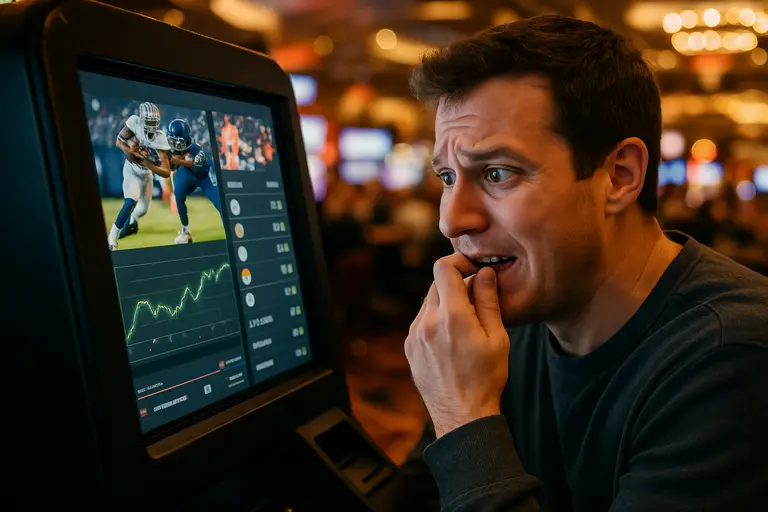 Sports analytics workstation comparing market categories and user activity trends